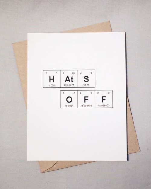 Hats Off Sentimental Elements Card