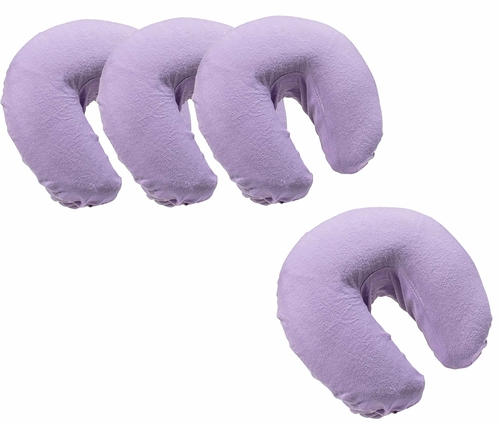 Dukal Pack of 200 Flannel Face Rest Covers Lavender. Soft, Durable and