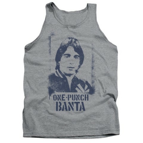 Trevco Taxi-One Punch Banta - Adult Tank Top - Heather- 2X