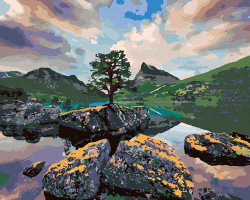 Paint by Numbers - INNERDALSVATNA LAKE