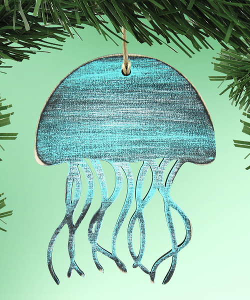 Designocracy 99513-M Jellyfish Wooden Magnet Wall Decor