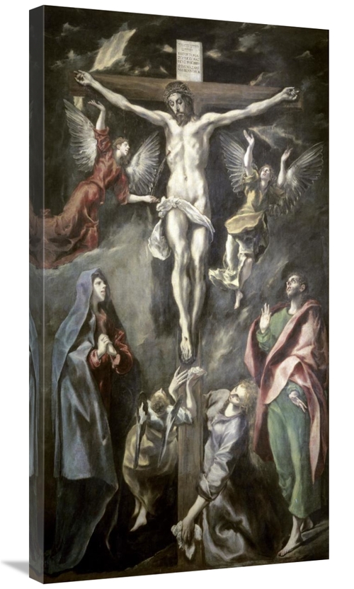 Global Gallery GCS-277476-36-142 36 in. Crucifixion Art Print - El Gre