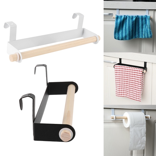 1PC Back Metal Towel Holder Toilet Paper Shelf