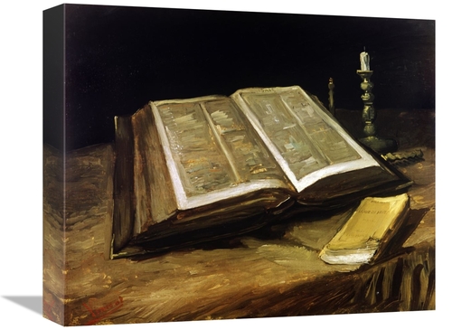 Global Gallery GCS-281314-16-142 16 in. The Bible - Still Life Art Pri