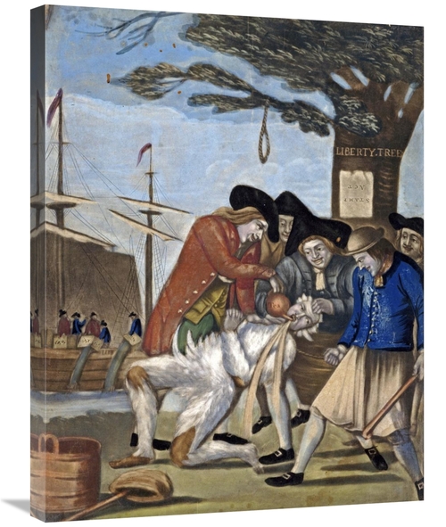 Global Gallery GCS-267914-30-142 30 in. Tarring & Feathering Art Print