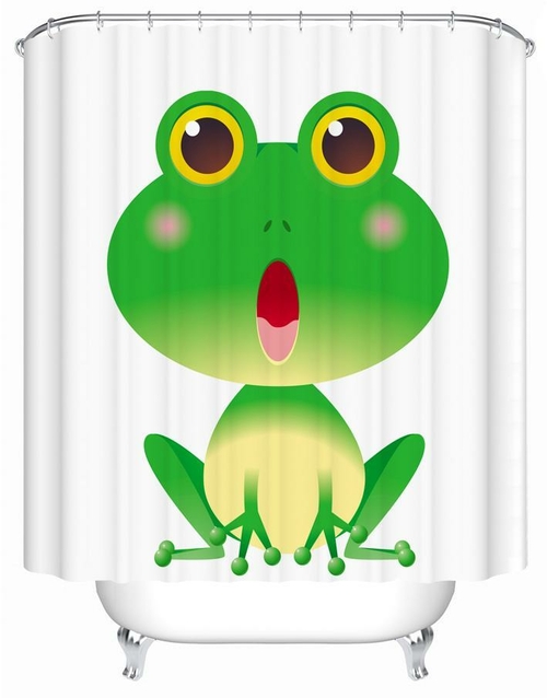 Blushing Frog Shower Curtain