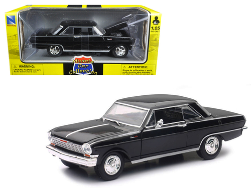 1964 Chevrolet Nova SS Black \Muscle Car Collection\" 1/25 Diecast