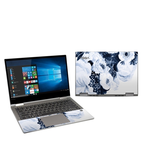 DecalGirl LY730-BLUEBLOOMS Lenovo Yoga 730 13 in. Skin - Blue Blooms