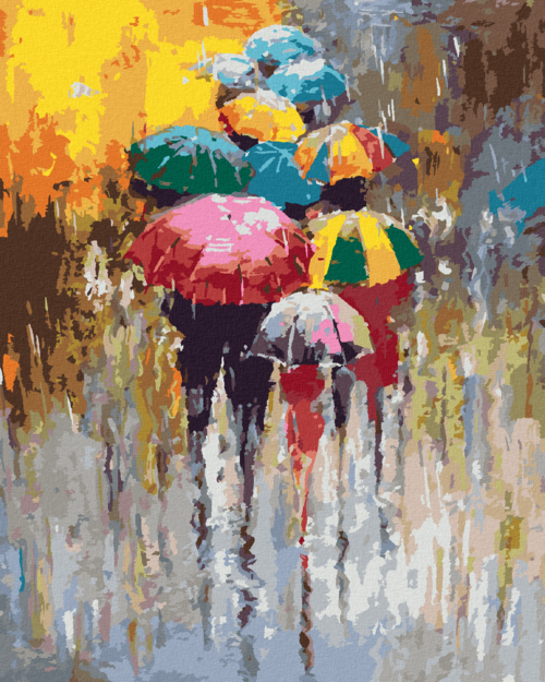 Paint by Numbers - A RAINY DAY