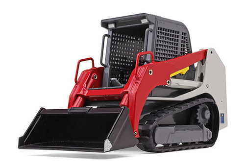 First Gear FIR10-4113 Track Loader in Gray & Red Diecast Metal Replica