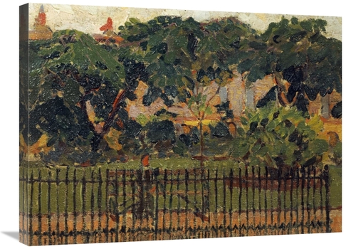 Global Gallery GCS-266414-30-142 30 in. The Park Railings, Morning