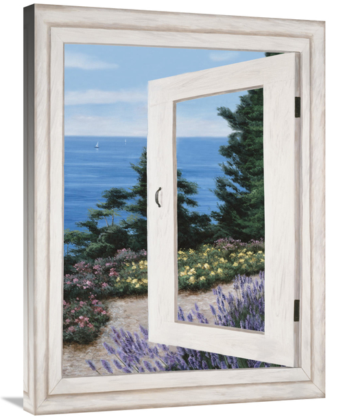 24 x 32 in. Bay Window Vista II Art Print - Diane Romanello