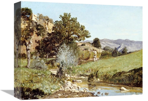 Global Gallery GCS-268036-16-142 16 in. A Hunter in a Landscape Art Pr