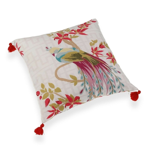 Cushion Versa Pink Bird Polyester (45 x 45 cm)