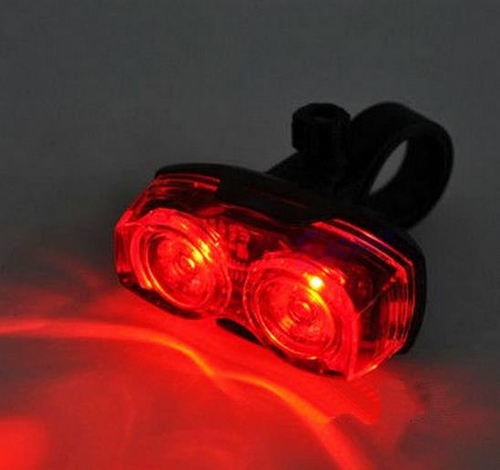 Bright Bike Bicycle Cycling 2 LEDs Safety Back