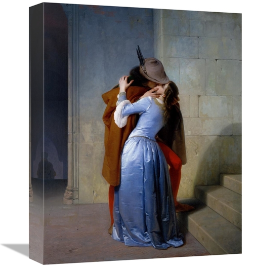 Global Gallery GCS-282169-16-142 16 in. The Kiss Art Print - Francesco