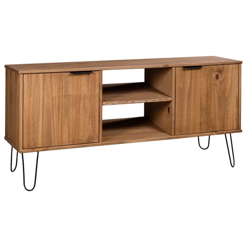 TV Cabinet "New York Range" Light Wood Solid Pine Wood