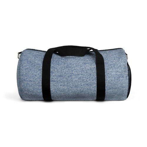 Duffel Bag, Carry on Luggage, Blue Denim