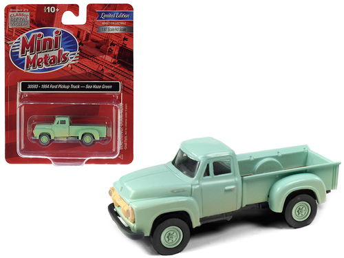 1954 Ford Pickup Truck Sea Haze Green (Dirty/Weathered) 1/87 (HO)