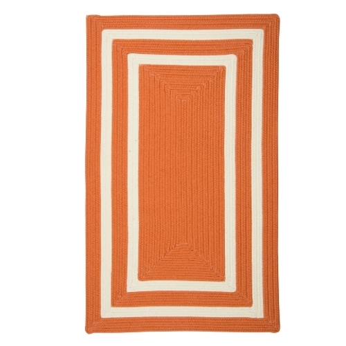 Colonial Mills Rug PY41R048X072R 4 x 6 ft. La Playa Braided Rug  Tange