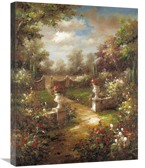 Global Gallery GCS-128527-2228-142 22 x 28 in. Rose Promenade Art Prin