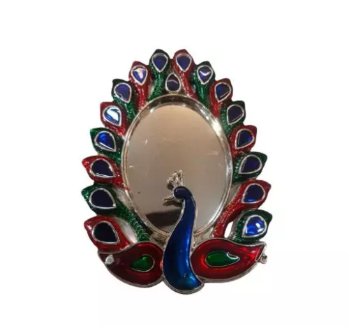 Peacock Plate, KUMKUM Plate, Pooja Haldi Kumkum Holder, Plate, Design