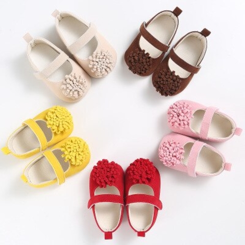 Lovely Floral Baby Newborn Toddler Girl Crib Shoes