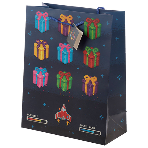 Happy Birthday Game Over Gamer Design Large Gift Bag