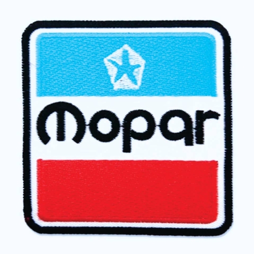 3 Inch Cloth  Patch Mopar Sq.