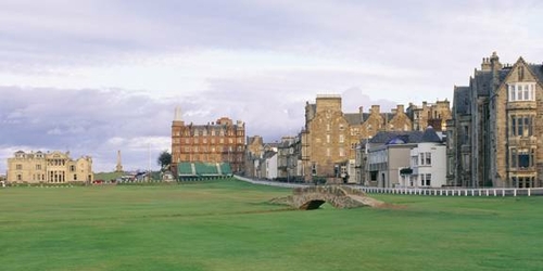 Biggies GM-STA-54 St. Andrews Golf Murals - Hole No. 18