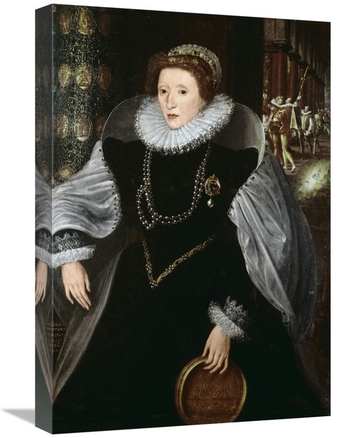 Global Gallery GCS-281559-22-142 22 in. Queen Elizabeth of England Art