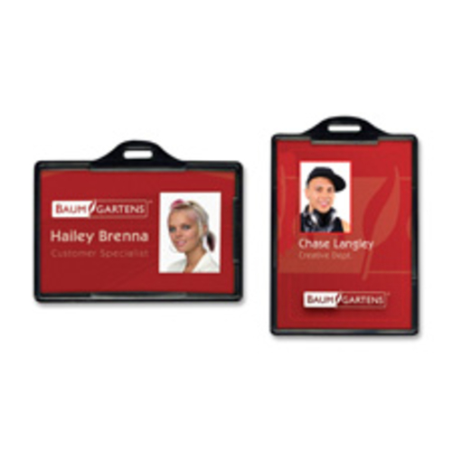 Baumgartens BAU68310 ID Card Holders-Horizontal-3.38 in. x 2.13 in. 25