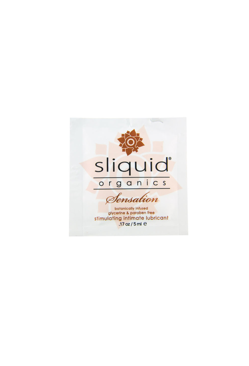Sliquid Organics Sensations Pillow Pack p.o.p .17 Fl. Oz. - 60 Count