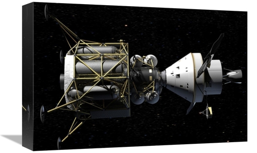 Global Gallery GCS-393564-1218-142 12 x 18 in. Altair & Orion Spacecra