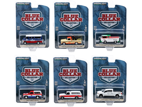 \Blue Collar Collection\" Set of 6 pieces Series 7 1/64 Diecast Model