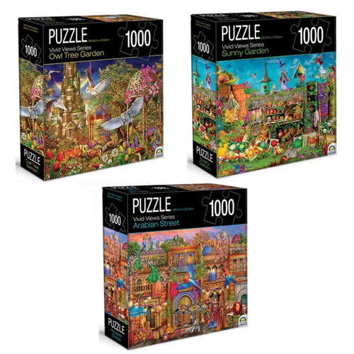 Vivid Views Series Assorted - Crown 1000 Piece Puzzle (SELECTED AT