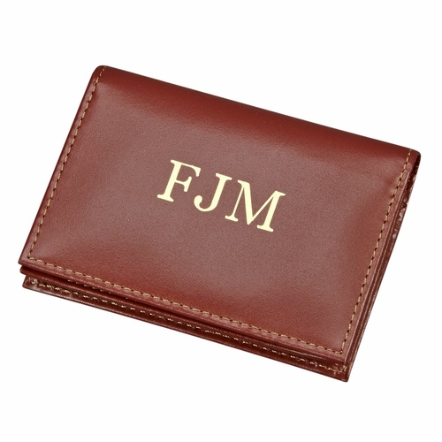 Creative Gifts International 056745 4 in. Long Leather Expanding Card 