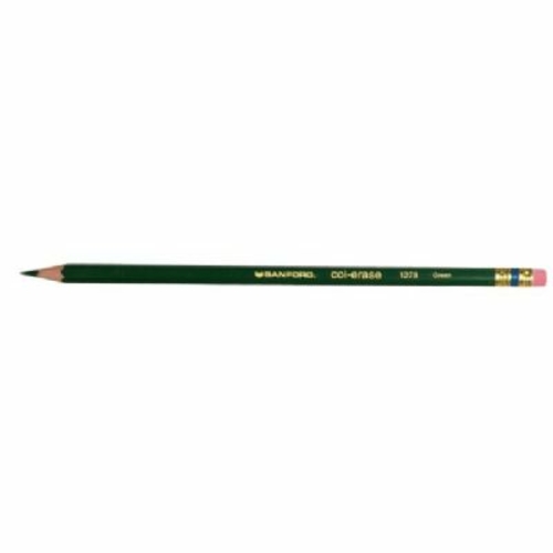 Col-Erase SN20046 Erasable Color Pencil - Green