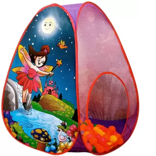 Kids Snow Ball Pool with Colorful Balls-Foldable Igloo Pop up Play