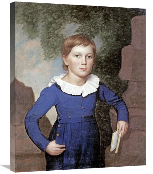 Global Gallery GCS-267634-30-142 30 in. Portrait of a Boy Art Print - 