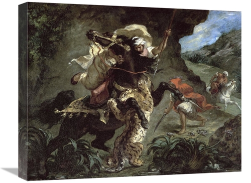 Global Gallery GCS-277379-22-142 22 in. Tiger Hunt Art Print - Eugene 