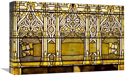 Global Gallery GCS-268564-22-142 22 in. Leaded Glass Window, One o