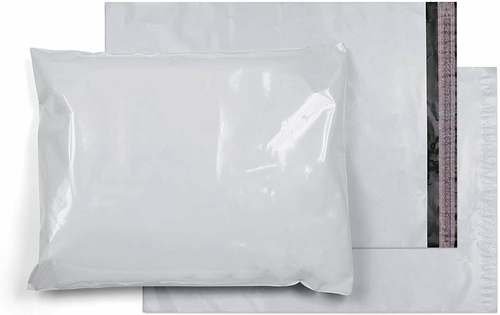 White Poly Mailers 10x13 Inch Size. Pack of 100 Self-Sealing
