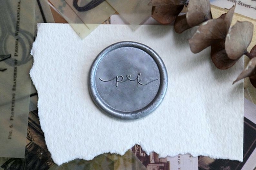 Personalized Simple Initial Wax seal stamp with initials