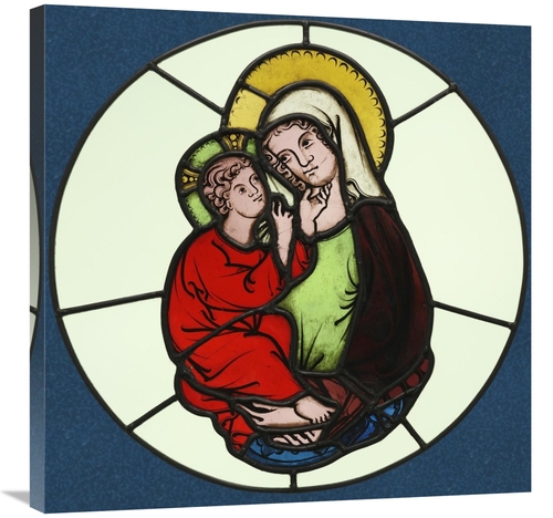 Global Gallery GCS-456188-3030-142 30 x 30 in. The Virgin & Child Art 