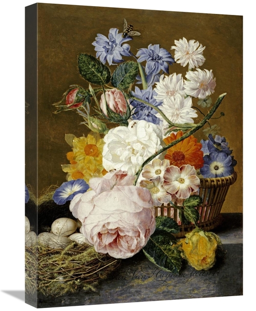Global Gallery GCS-266610-22-142 22 in. Roses, Morning Glory, 