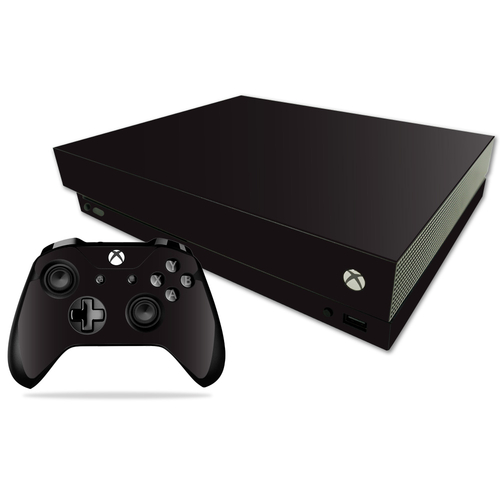 Mightyskins MIXBONXCMB-Solid Black Skin Decal Wrap for Microsoft Xbox 