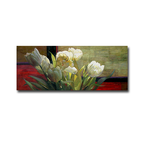 Artistic Home Gallery 1640AM431IG Tulips with Red by Jan McLaughlin Pr