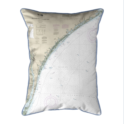 Betsy Drake ZP11539 20 x 24 in. New River Inlet to Cape Fear - Topsail