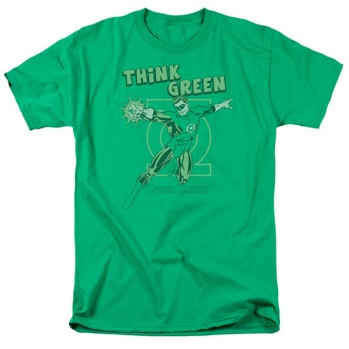 Trevco Dc-Think Green - Short Sleeve Adult 18-1 Tee - Kelly Green- Sma